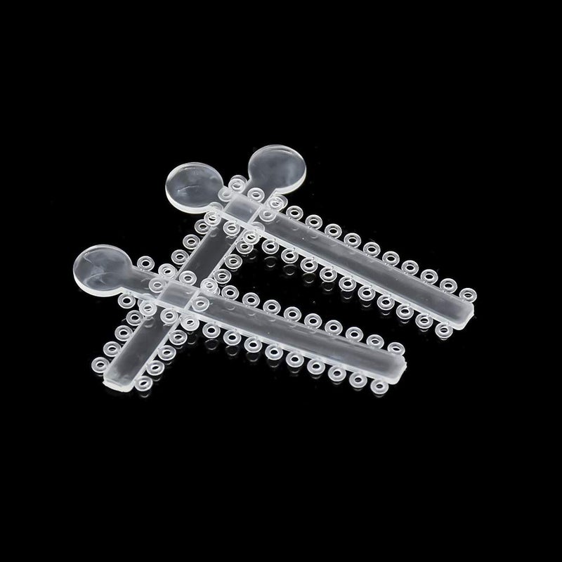 Angzhili Transparent Dental Orthodontic Ligature Ties for Braces Rubber Bands Braces O Rings for Bracket 1040 Pcs - Image 2